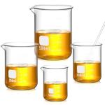 Borosilicate Glass Lab Beakers with Stirring Rods