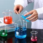 Borosilicate Glass Lab Beakers with Stirring Rods