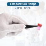 PATIKIL 0.5mL Plastic Cryogenic Vials, 36 Pack