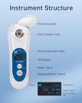 3-in-1 Digital Salinity Refractometer with Touchscreen