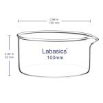 Labasics High Borosilicate Crystallizing Dish, 300 ml