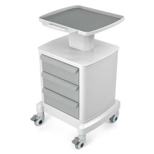 Mobile Medical Trolley Cart with Anti-Slip Mat