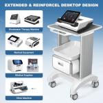 Mobile Medical Trolley Cart with Anti-Slip Mat