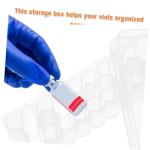 Gatuida 24-Count Plastic Vial Storage Box