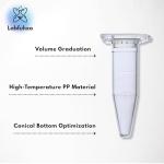 1.5mL Safe Lock Microcentrifuge Tubes - 500 Pack