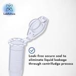1.5mL Safe Lock Microcentrifuge Tubes - 500 Pack