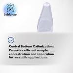 1.5mL Safe Lock Microcentrifuge Tubes - 500 Pack