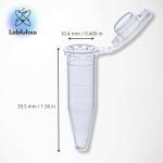 1.5mL Safe Lock Microcentrifuge Tubes - 500 Pack