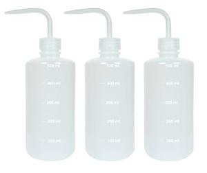 KIGITIK 3-Pack 500ml Plastic Squeeze Wash Bottles