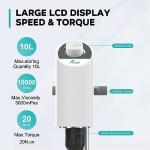 Electric Overhead Stirrer with Stainless Steel Stand