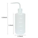 KIGITIK 3-Pack 500ml Plastic Squeeze Wash Bottles