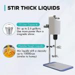 Electric Overhead Stirrer with Stainless Steel Stand