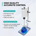 Electric Overhead Stirrer with Stainless Steel Stand