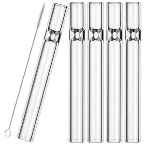5-Piece Borosilicate Glass Tubes for Labs & DIY