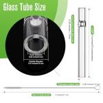 5-Piece Borosilicate Glass Tubes for Labs & DIY