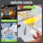 5-Piece Borosilicate Glass Tubes for Labs & DIY