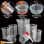 21PCS Plastic Beaker Set with Droppers