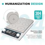 JOANLAB 6-Position Magnetic Stirrer Hot Plate