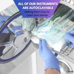 Offset Handle Serrated Stainless Steel Lab Forceps 5.5