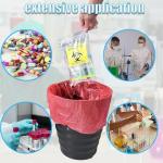 Heavy-Duty Biohazard Waste Bags, 50 Pack