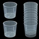12 Pack 30ml Plastic Graduated Beaker Set