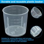 12 Pack 30ml Plastic Graduated Beaker Set