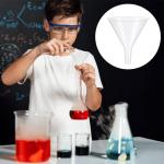 24 Pcs Clear Plastic Funnels with Long Spout