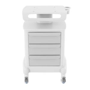 Portable 3-Drawer Mobile Lab Trolley with Wheels