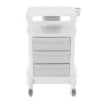 Portable 3-Drawer Mobile Lab Trolley with Wheels