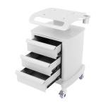 Portable 3-Drawer Mobile Lab Trolley with Wheels