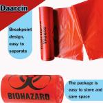 Heavy-Duty Biohazard Waste Bags, 50 Pack