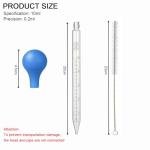 Glass Pipettes Dropper Set with Cleaning Brush