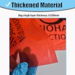 20 Pack Red Biohazard Waste Disposal Bags 42x51 cm