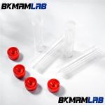 20ml Plastic Sample Vials with Screw Caps (30pcs)