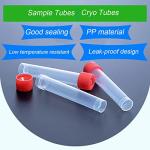 20ml Plastic Sample Vials with Screw Caps (30pcs)