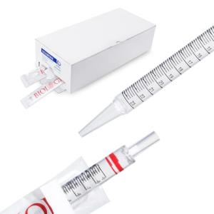 25mL Sterile Red Serological Pipettes, 50-Pack
