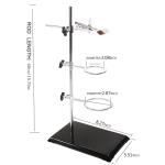 Laboratory Retort Support Stand with Burette Clamp