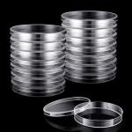 Stackable Clear Plastic Petri Dishes with Lids