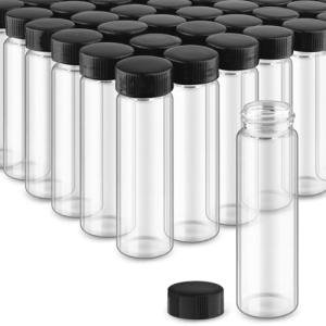 50 Pack Glass Essential Oil Bottles with Caps