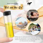 50 Pack Glass Essential Oil Bottles with Caps