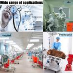 20 Pack Red Biohazard Waste Disposal Bags 42x51 cm