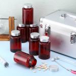 SiliFine 12 Pack Amber Reagent Bottles 150ml