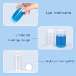 ASEVAT 1.7oz Wide Mouth Plastic Reagent Bottles