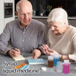 ASEVAT 1.7oz Wide Mouth Plastic Reagent Bottles