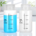 2 Pack 8oz Wide Mouth Plastic Bottles with Lids