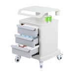 Medical Trolley Cart with Drawers and Wheels