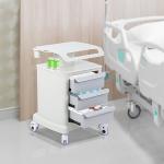 Medical Trolley Cart with Drawers and Wheels