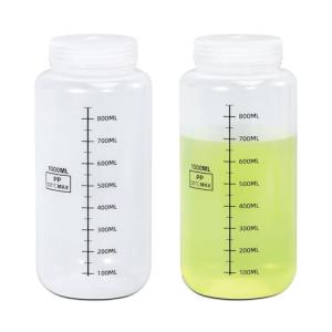 34oz Wide Mouth Plastic Reagent Bottles - 2 Pack