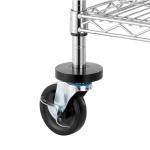 NSF Heavy Duty Wire Utility Cart with Wheels