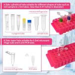 CryoKing Microcentrifuge Tube Rack for 60 Wells